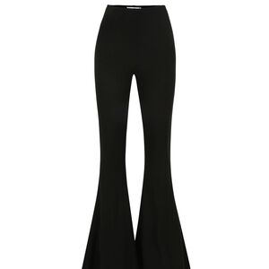 Elegant Black Flared Women's Pants